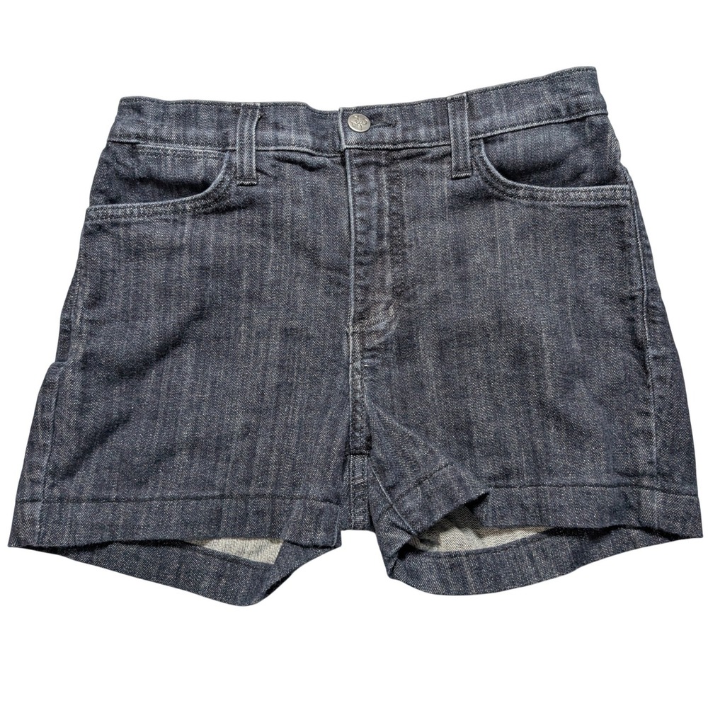 NYDJ Not Your Daughters Jeans Dark Wash Denim Shorts Size 4 Made in USA Stretch